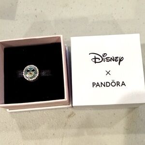 Silver Pandora Disney Halloween Charm with Intricate Detailing